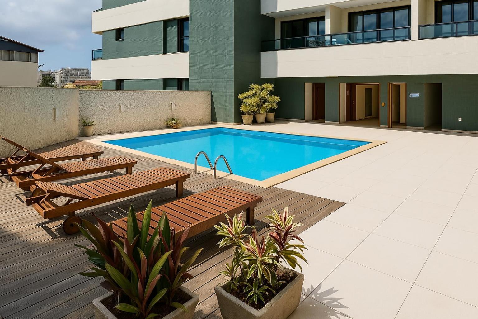 Apto Com Vista Mar No Rio Vermelho Piscina E Garagem Apartamento Salvador